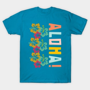 Aloha Summer Beach Siesta Good Vibes T T-Shirt